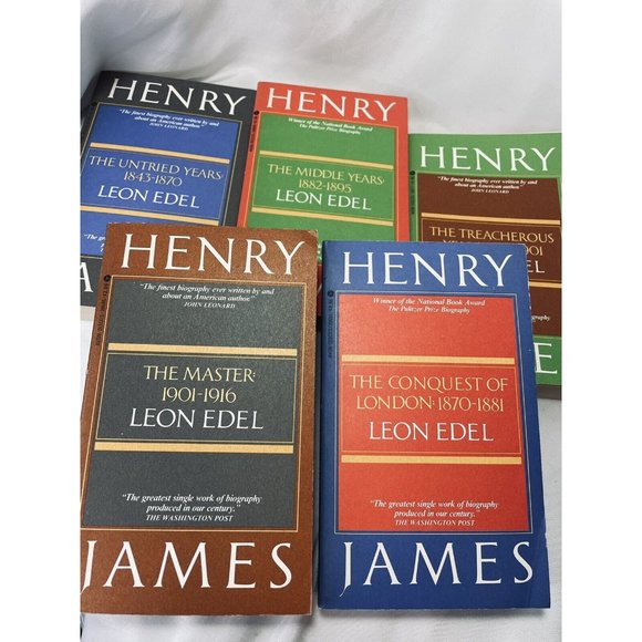 Henry James The Complete Biography Leon Edel Box Set Discus Avon Paperback Books - Picture 6 of 12
